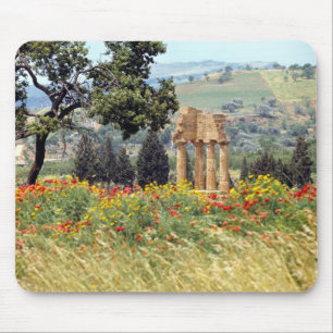Mousepad Itália, Sicília, Agrigento. As ruínas do