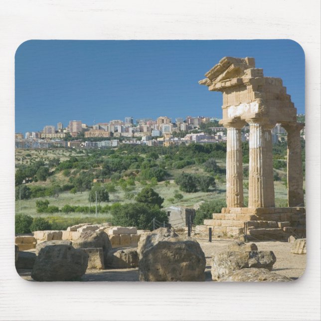 Mousepad Itália, Sicília, Agrigento, La Valle dei Templi, (Frente)