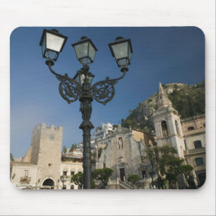Mousepad ITÁLIA, Sicília, TAORMINA: Piazza iX Aprile, San