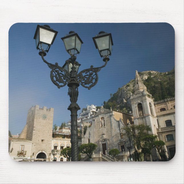 Mousepad ITÁLIA, Sicília, TAORMINA: Piazza iX Aprile, San (Frente)