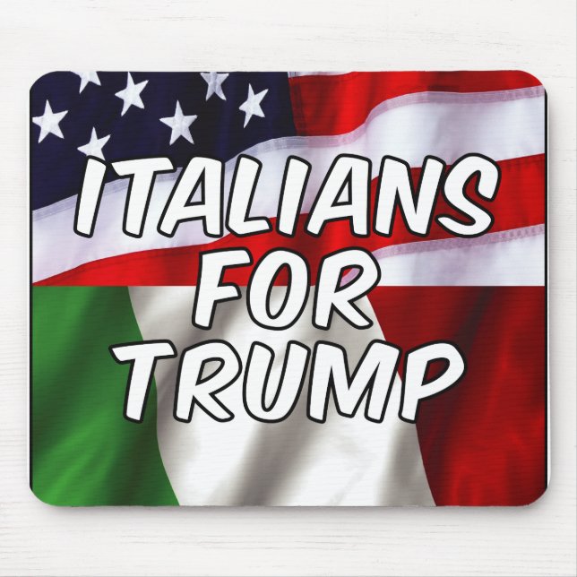 Mousepad Italianos Para Trump (Frente)