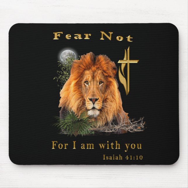 Mousepad itens de Isaías 41:10 (Frente)