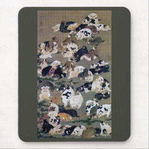 Mousepad Itō Jakuchu , 伊 藤 若 冲 、 百 図 犬