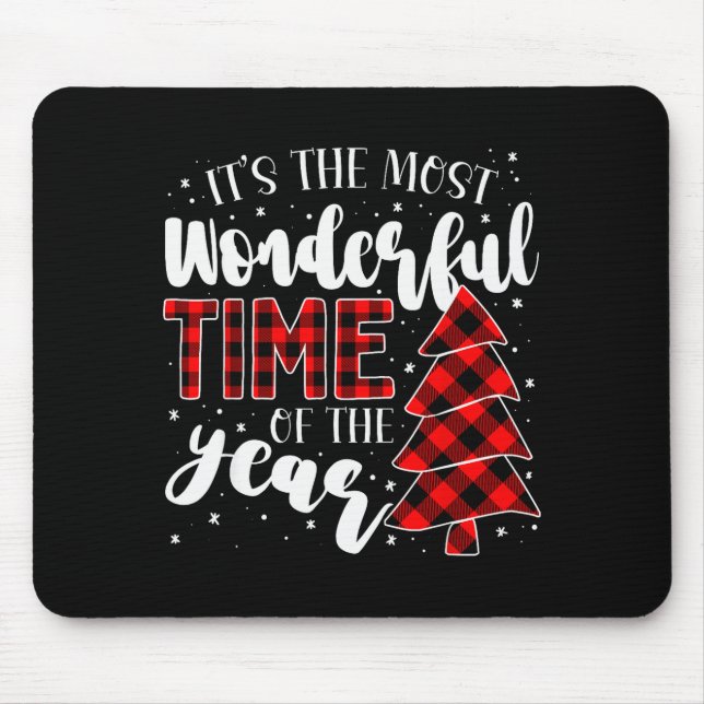 Mousepad Its The Most Wonderful Time Of The Year Christmas  (Frente)