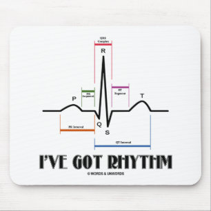 Mousepad I've obteve o ritmo (ECG/EKG - o esboço da pista