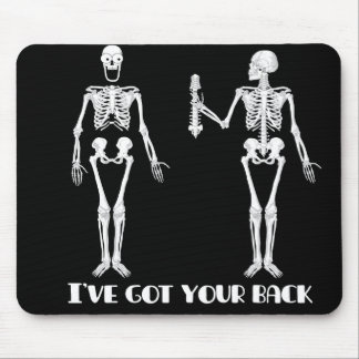 Mousepad I've obteve sua parte traseira - esqueletos