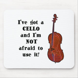 Mousepad I've obteve um violoncelo