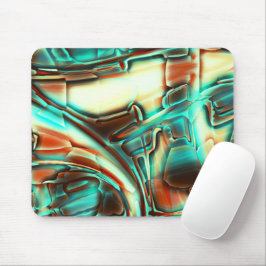 Mousepad Ivory digital com tom queimado e filme de menta