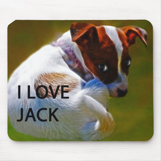 Mousepad Jack Rusell Puppy (Frente)