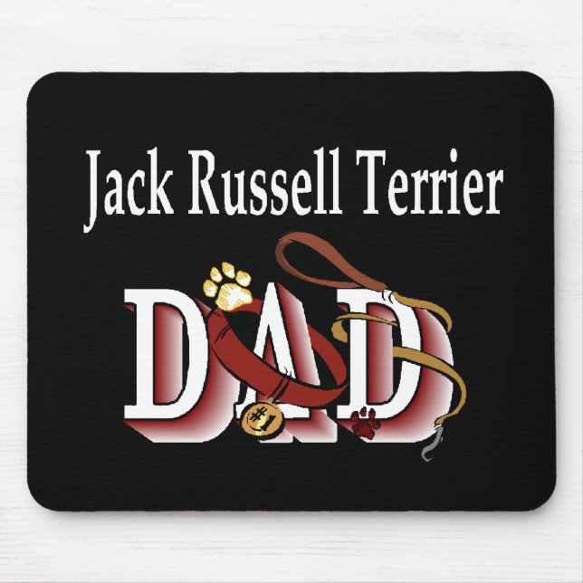 Mousepad Jack Russell Terrier Gifts de Pai (Frente)