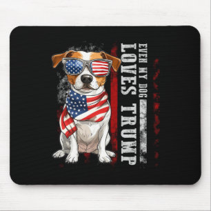 Mousepad Jack Russell Terrier Mesmo Meu Cachorro Ama Trump