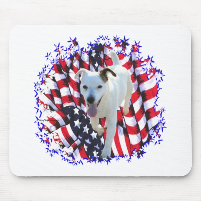 Mousepad Jack Russell Terrier Patriot (Frente)