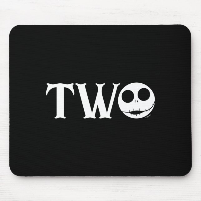 Mousepad Jack Skellington First Birthday Two Baby  (Frente)