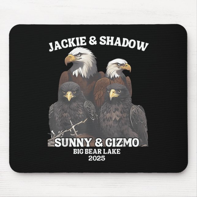 Mousepad Jackie E Shadow Sunny E Gizmo Big Bear Lake 20 (Frente)