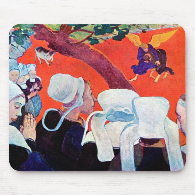 Mousepad Jacob Luta com o anjo, Gauguin (Frente)