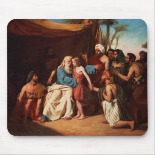 Mousepad Jacob que recusa liberar Benjamin, 1829 (óleo em