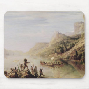 Mousepad Jacques Cartier que descobre o St. Lawrence