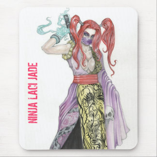 Mousepad Jade de Laci da menina de Ninja