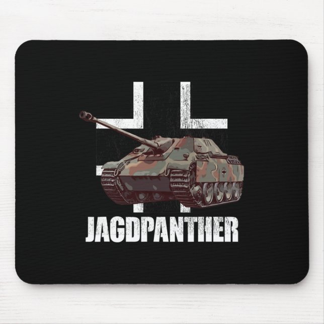 Mousepad Jagdpanther caçando Pantera Tanque Alemão Destroye (Frente)