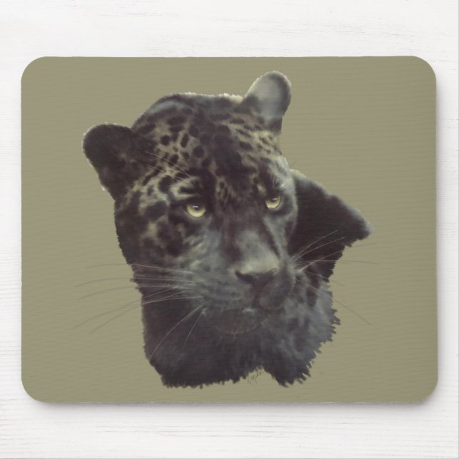 Mousepad Jaguar Preto (Frente)