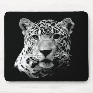 Mousepad Jaguar Preto e Branco