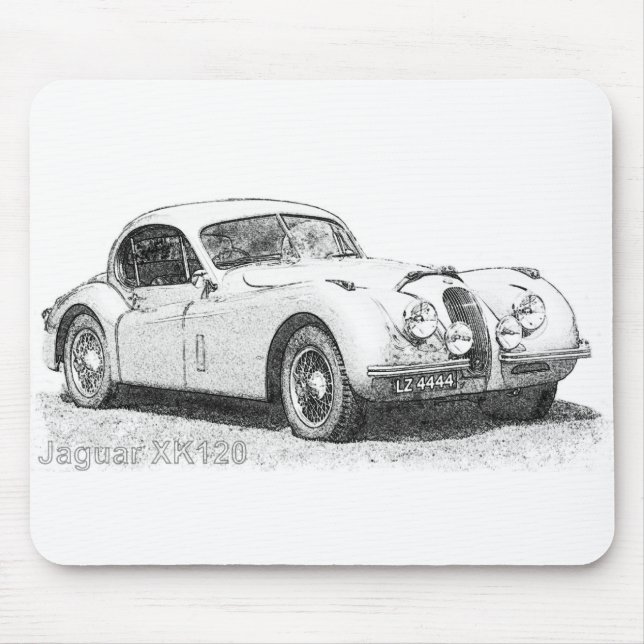 Mousepad Jaguar XK120 (Frente)