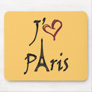 Mousepad j'aime Paris