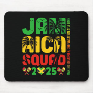 Mousepad Jamaica 2025 Férias Viagem Correspondendo à Famíli