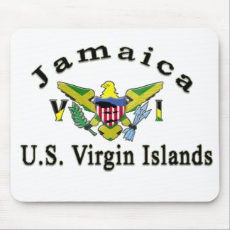 Mousepad Jamaica/E.U. Virgin Islands