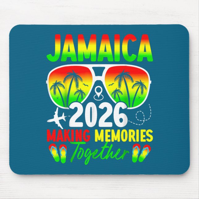 Mousepad Jamaica Family Reunion 2026 Making Memories Vacati (Frente)