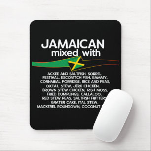 Mousepad Jamaicano Misturado com Jamaica Orgulhosa