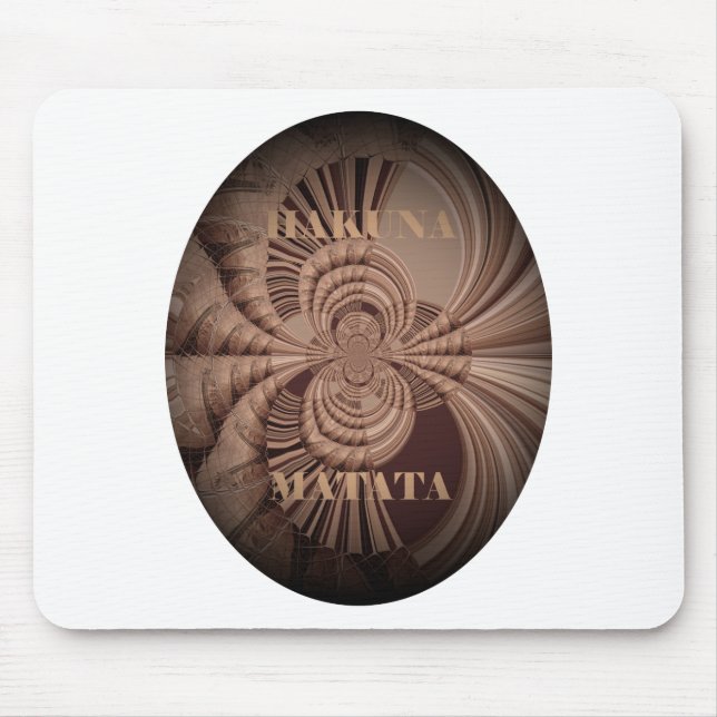 Mousepad Jambo Hakuna Matata Quênia Giraffe Safari Woven (Frente)