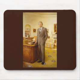 Mousepad James Earl Carter Pintou o Presidente dos EUA, Ret