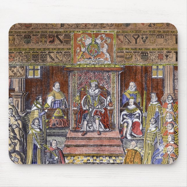 Mousepad James eu de Inglaterra na corte, (Frente)