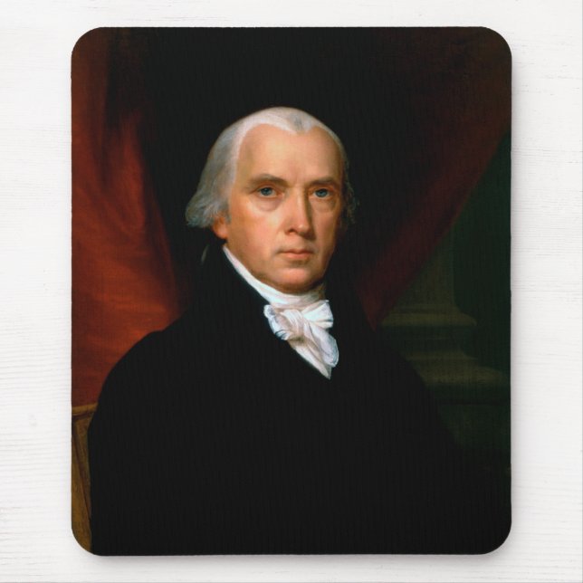 Mousepad James Madison, o 4º Presidente: América Colonial (Frente)