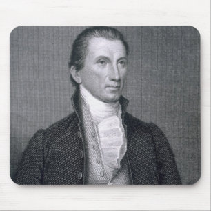 Mousepad James Monroe, gravado pelo calcinador Brown Durand
