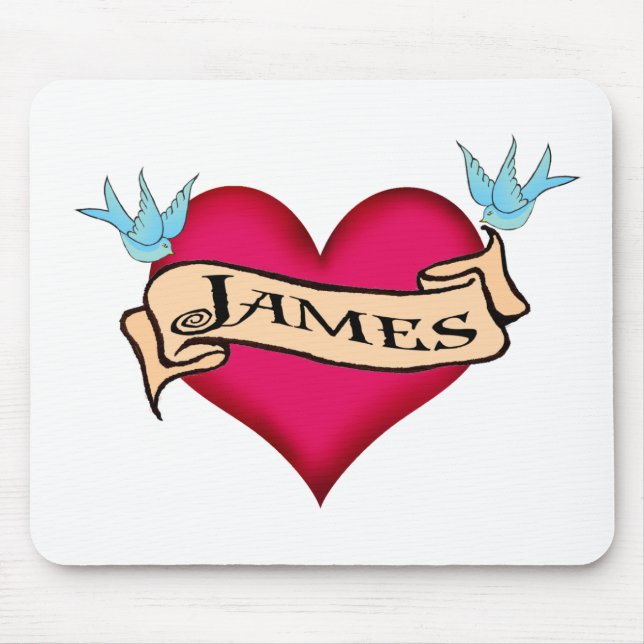 Mousepad James - t-shirt & presentes feitos sob encomenda (Frente)