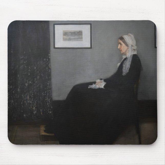 Mousepad James Whistler - Retrato da Mãe da Artista (Frente)