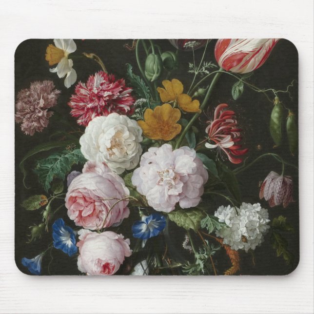 Mousepad Jan Davidsz. De Heem - Vida Estática Com Flores (Frente)