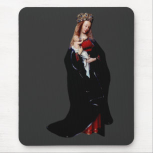 Mousepad Jan van Eyck - A Virgem na Igreja Arte Fina