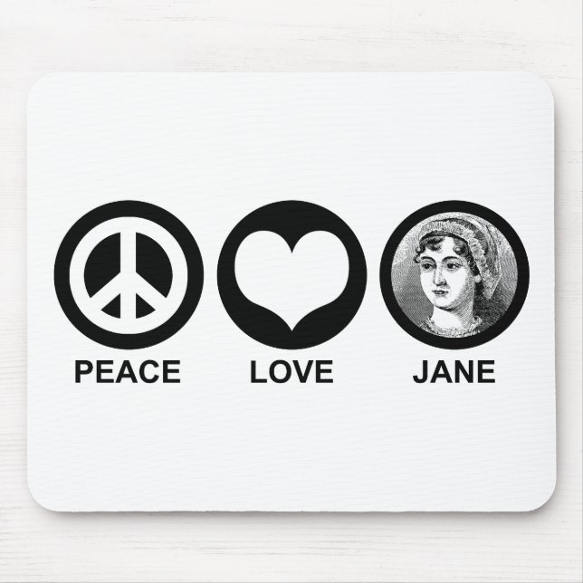 Mousepad Jane Austen (Frente)