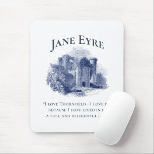 Mousepad Jane Eyre - I Love Thornfield - Castle