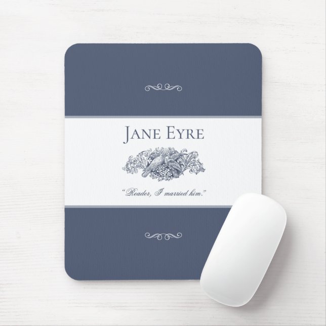 Mousepad Jane Eyre - Leitor Que Eu Casei Com Ele - Doves Ci (Com mouse)