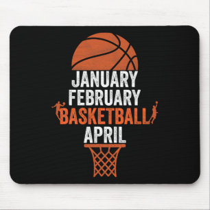 Mousepad Janeiro Fevereiro De Basquetebol April College Mar