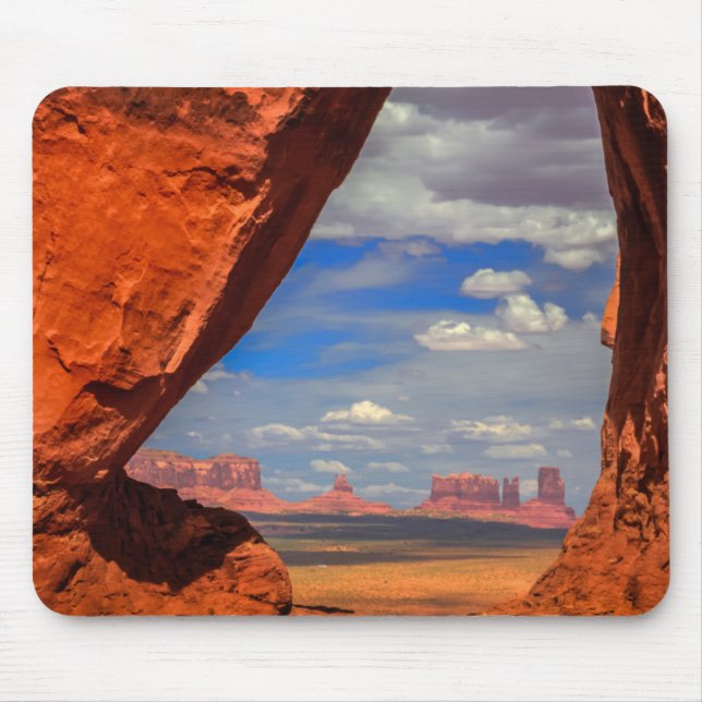 Mousepad Janela de rock para Monument Valley, AZ (Frente)