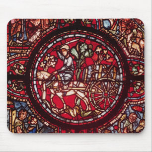 Mousepad Janela que descreve um comerciante de vinho
