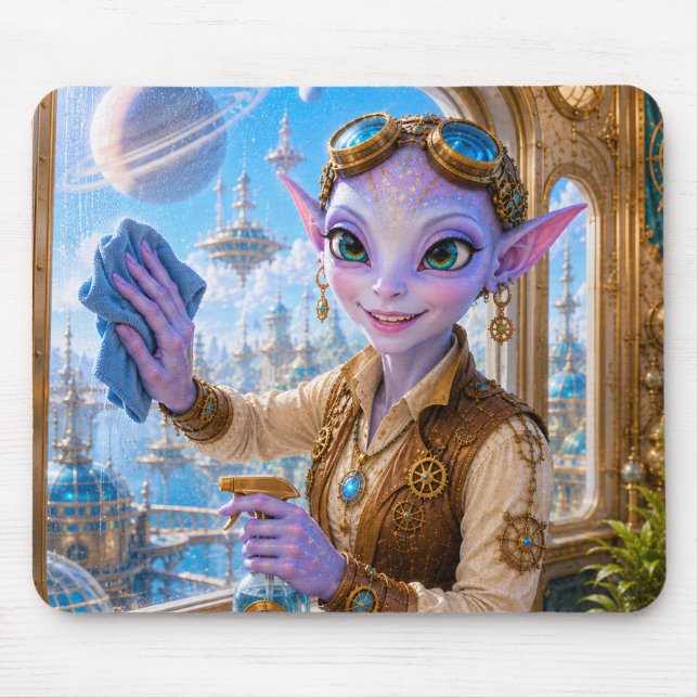 Mousepad Janelas Brilhantes da Luma (Frente)