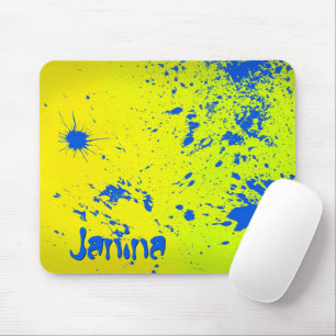 Mousepad Janina Modelo Para Seu Nome Fita De Tinta Mantida