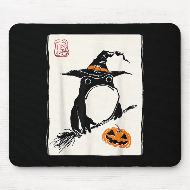 Mousepad Japanese Mpy Frog Witch Men Women Kids Funny Hallo (Frente)