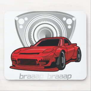 Mousepad Japão Rotary Mazda RX7 BRAAP